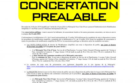 Modification simplifiée n°3 PLUm – Avis au public concertation préalable